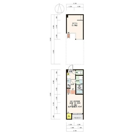 アールグレイス塚本の物件間取画像